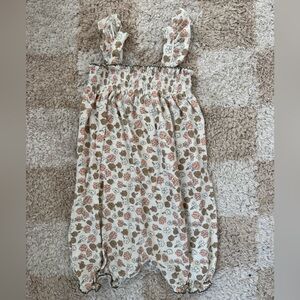 7 For All Mankind Floral Baby Onesie 18M